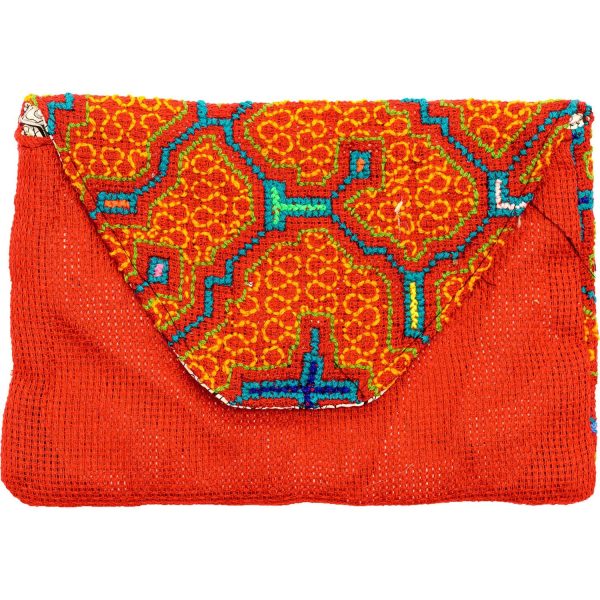 Shipibo Embroidered Clutch Bag Online Hot Sale