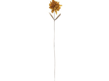 Paper Flower Pick, Mustard Color - 36-1 4 H  For Cheap