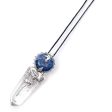 Peruvian Silver, Lapis Lazuli and Crystal Necklace- Four Sacred Totems on Sale