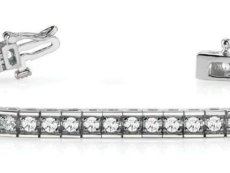 Bracelet In Line Prong Set For Cheap