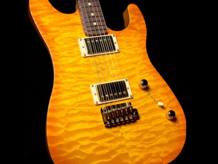 LSL Instruments XT2-DX Electric Guitar Transparent Amber Fashion