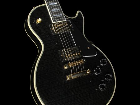 Used Gibson Custom Shop Zoo Select Les Paul Custom Electric Guitar Ebony with In-House Aging Cheap