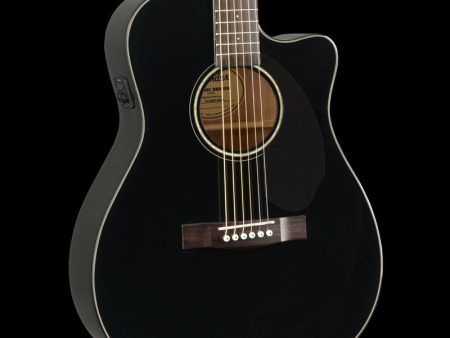 Fender CC-60SCE Concert Acoustic Black Online Sale