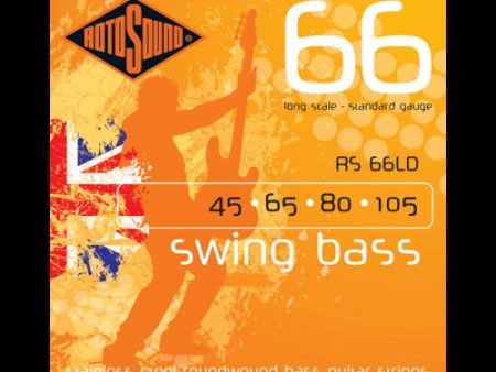 Rotosound RS66LD Swing Bass 66 Strings (45-105) Sale