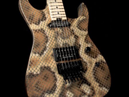 Used Charvel Warren DeMartini Signature Snake Electric Guitar Snakeskin Online Sale