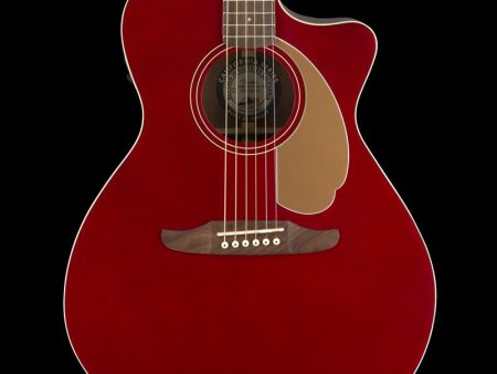 Fender California Series Newporter Player Acoustic Candy Apple Red Supply