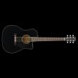 Fender CC-60SCE Concert Acoustic Black Online Sale