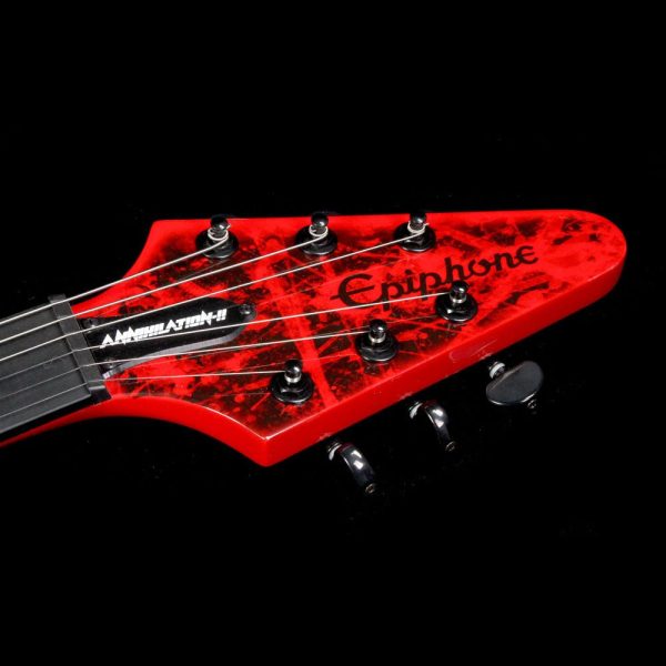 Epiphone Jeff Waters Annihilation-II Flying V Outfit Electric Guitar Annihilation Red Sale