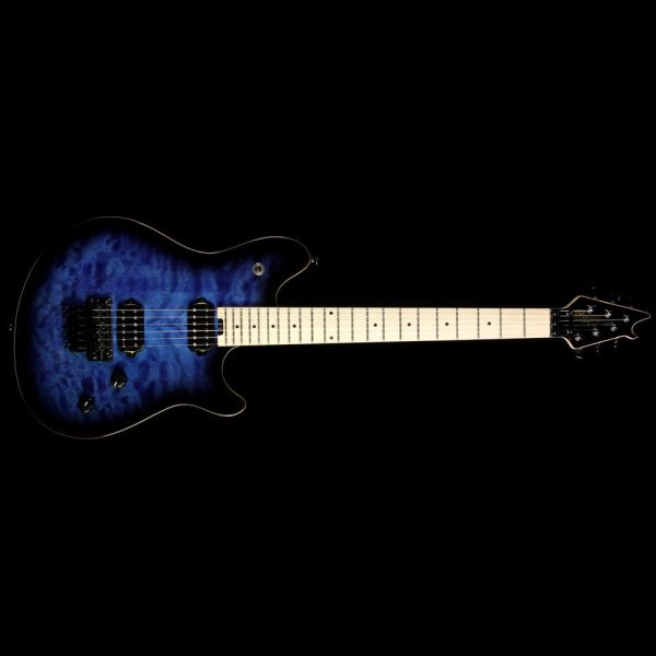 EVH Wolfgang WG Standard Electric Guitar Transparent Blue Burst Online now