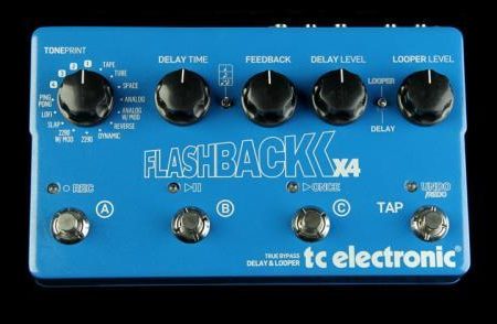 TC Electronics Flashback X4 Delay and Looper Effects Pedal Fashion