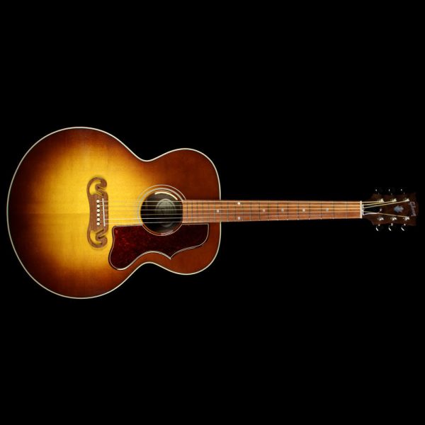 Used Gibson Montana SJ-100 Super Jumbo Walnut Acoustic Guitar Honeyburst Fashion