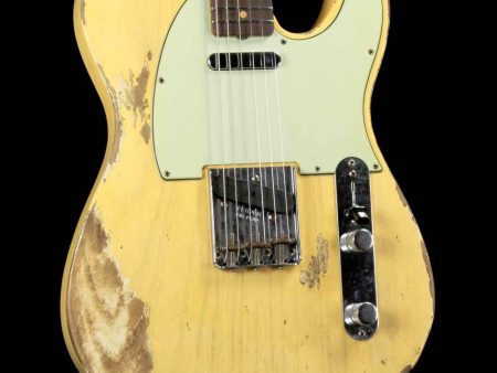 Fender Custom Shop  63 Telecaster Heavy Relic Super Faded Aged Nocaster Blonde Online Sale